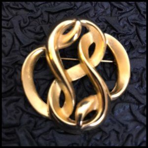 Vintage (c) P.E.P. Twist & Twirl Ribbon Design Pin